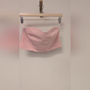 Zara Pink Strapless Tank Top
